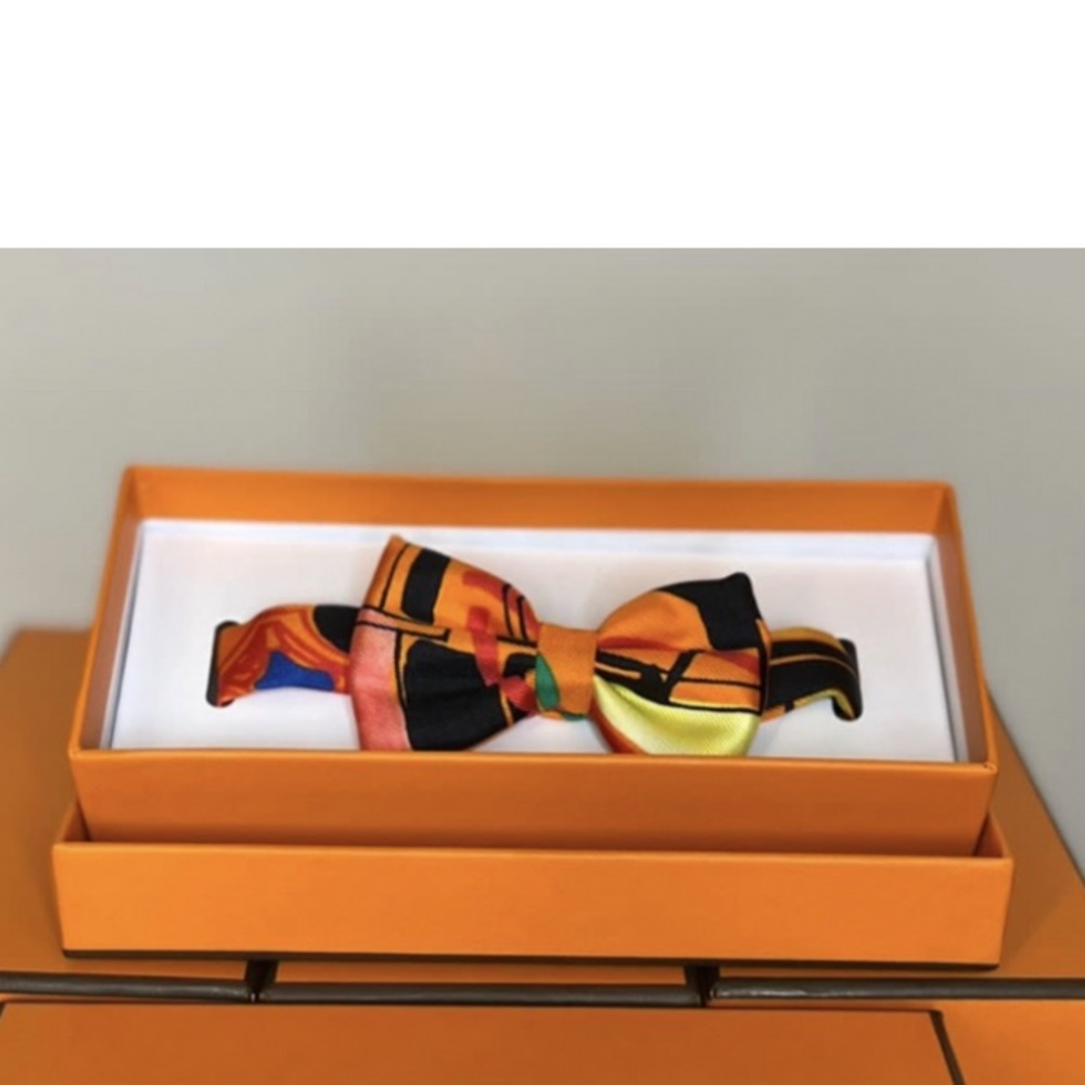 Little boys Hermes bow tie comes in original box